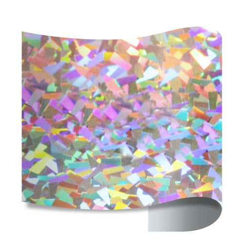 Siser Holographic HTV 20x1yd - Iron on Heat Transfer Vinyl (Gold Crystal)