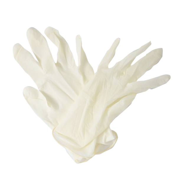White Vinyl Gloves