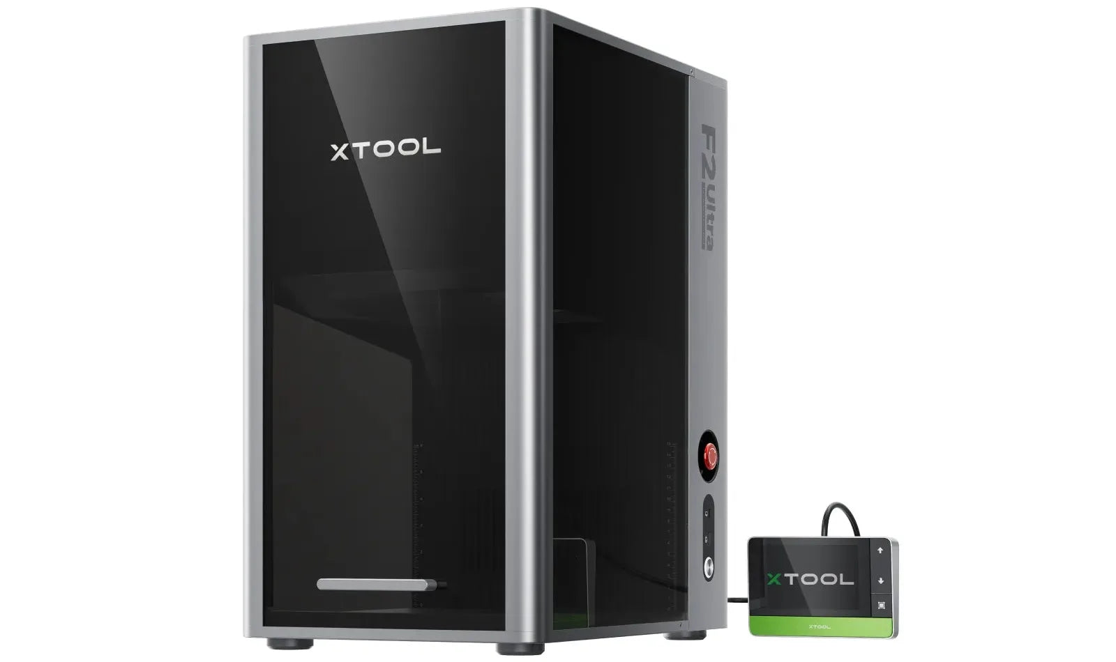 xTool F2 Ultra with its touchscreen controller